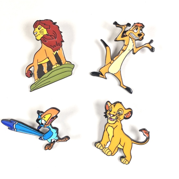 Jewelry - Lion King Collector Brooch/Backpack Pin Set (4)